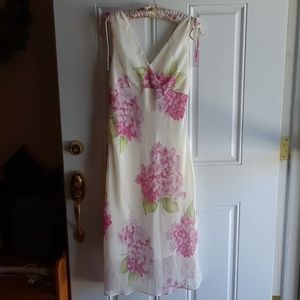 Studio Y size 7 Ivory & Floral dress